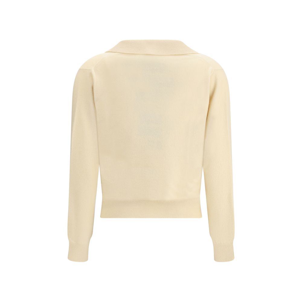 Margiela Cream Fleece Wool Sweater